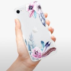 iSaprio Silikonové pouzdro - Flower Pattern 04 pro Apple iPhone SE 2020