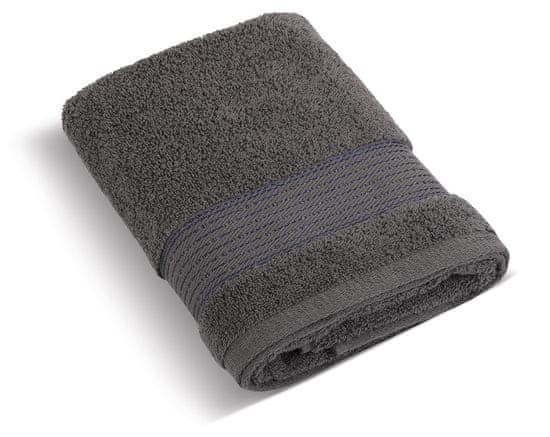 Brotex Froté ručník 50x100cm proužek 450g tmavě šedá