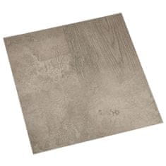 Vidaxl Samolepicí podlahové desky 20 ks PVC 1,86 m2 šedé