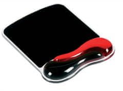 Kensington Podložka pod myš s gelovou opěrkou zápěstí, "DuoGel", červená/černá, 62402
