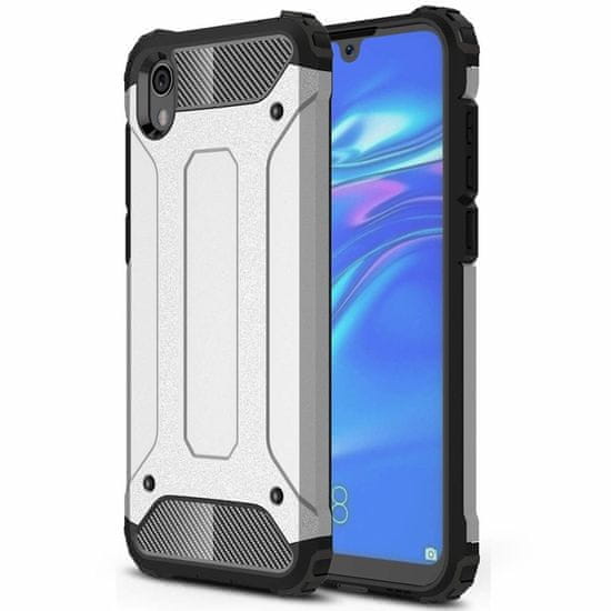 IZMAEL Pouzdro Hybrid Armor pre Huawei Y5 2019/Honor 8S - Stříbrná KP13691