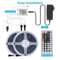 X-Site LED RGB páska DD-002, SMD2835, 44tlačítek, IP20 5m