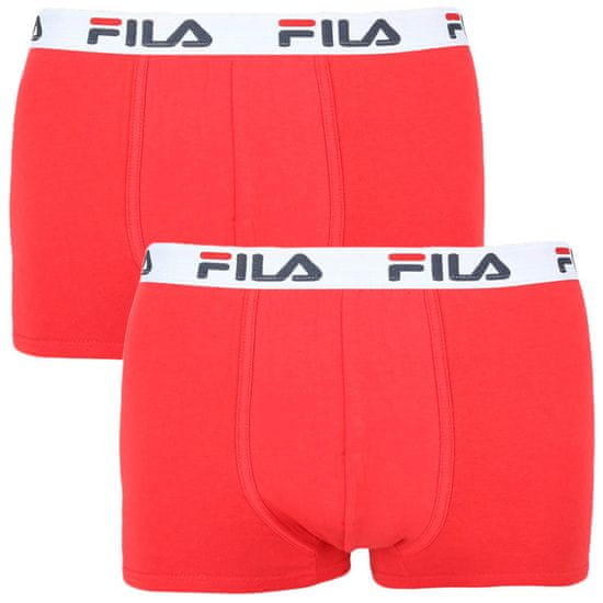 FILA 2PACK pánské boxerky červené (FU5016/2-118)