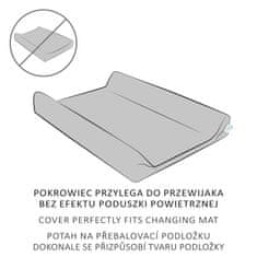 Ceba Baby Potah na přebalovací podložku 50 x 70-80 cm 2 ks Dark Grey+Light Grey