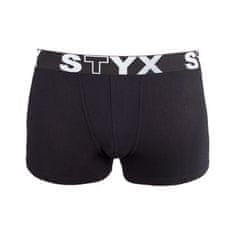Styx Dětské boxerky sportovní guma černé (GJ960) - velikost 4-5 let
