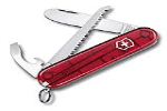 Victorinox Kapesní nůž My First Victorinox červený transparentní