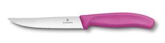 Victorinox Nůž steakový Swiss Classic Gourmet 12 cm růžový