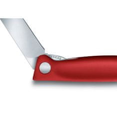 Victorinox Skládací svačinový nůž Swiss Classic s rovným ostřím červený