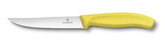 Victorinox Nůž steakový Swiss Classic Gourmet 12 cm žlutý