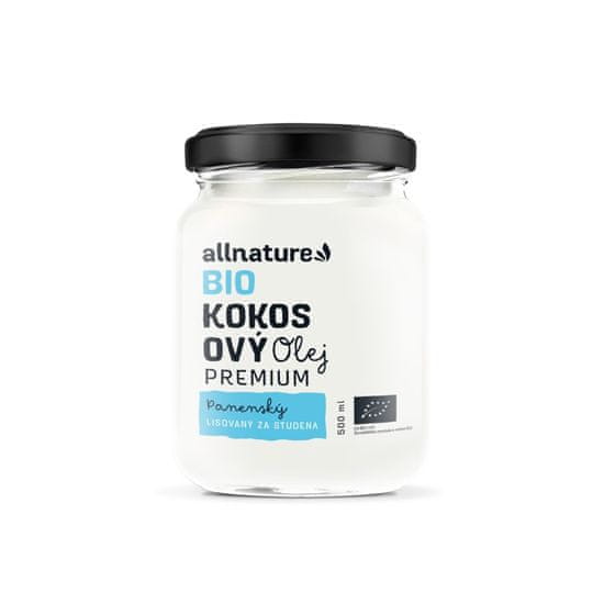 Allnature Kokosový olej BIO 500ml