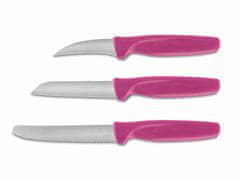 Wüsthof CREATE COL. Sada barevných nožů, 3 ks, růžová GP