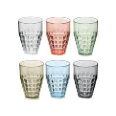 Guzzini sada 6 barev vysokých skleniček SET 6 TALL TUMBLERS TIFFANY bílá červená žlutá z