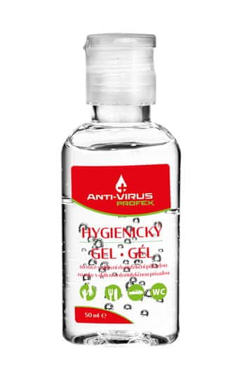 DF Partner s.r.o. Anti-VIRUS hygienický gel na ruce 50ml