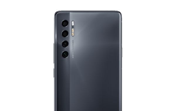 TCL 20PRO 5G veľký bezrámčekový displej AMOLED FHD + displej štvornásobný fotoaparát s veľkým rozlíšením výkonný procesor čítačka odtlačkov prstov NFC čítačka tváre rýchlonabíjanie bezdrôtové dobíjanie Android 11 nadstavba UI NXTVISION HDR Qualcomm Snapdragon 750G filmový obraz vylepšená kvalita obrazu žiarivý dizajn cinematografický zážitok hladký povrch