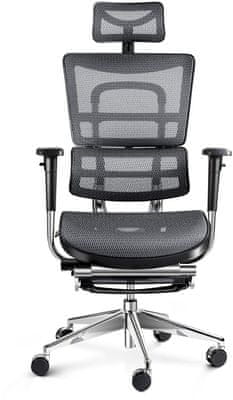 Diablo-Chairs V-Master, černá/šedá (5902560334494) herní kancelářská ergonomická židle