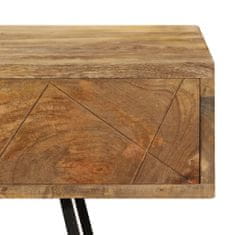 Greatstore Psací stůl se zásuvkami 110 x 50 x 76 cm masivní mangovník