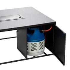 COSI Stůl s plynovým ohništěm COSI- typ Designe line 120 nerez/keramická deska