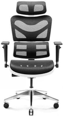 Diablo-Chairs V-Commander, černá/bílá (5902560338140) herní kancelářská ergonomická židle