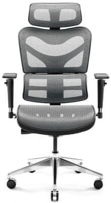 Diablo-Chairs V-Commander, černá/šedá (5902560338157) herní kancelářská ergonomická židle