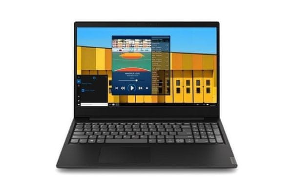  univerzálny notebook lenovo s145 rýchly chod wifi Bluetooth rýchle pripojenie nízka hmotnosť elegantné prevedenie ľahko prenosný ostrý obraz kvalitný displej skvelý zvuk dolby audio 