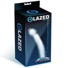 GLAZED Curved Dildo Crystal (16 cm)