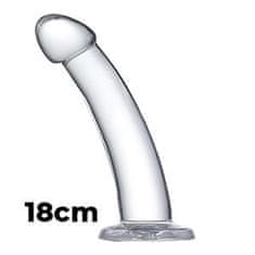 Glazed GLAZED Curved Dildo Crystal (18 cm)