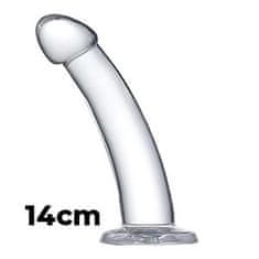 Glazed GLAZED Curved Dildo Crystal (14 cm)