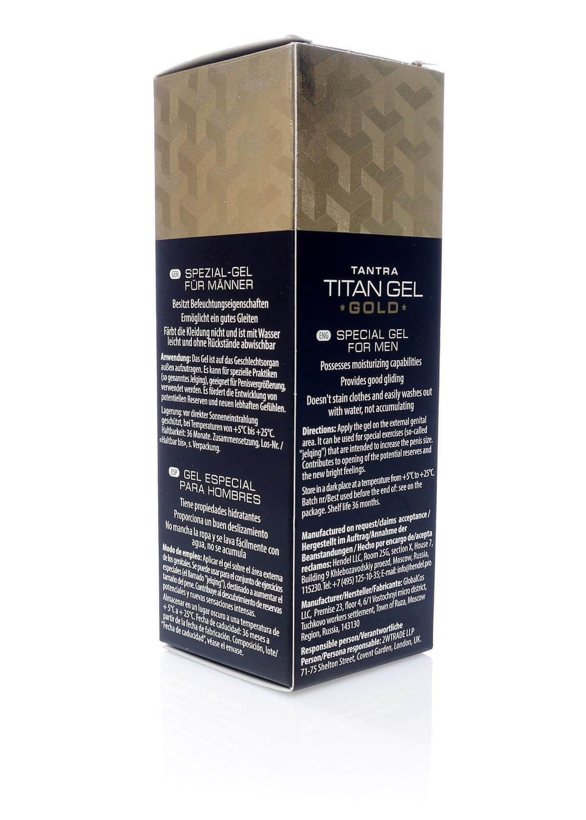 TITAN GEL Titan Gel GOLD 50ml, originální gel na penis (Limitovaná edice) |  MALL.CZ