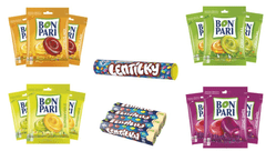 Nestlé - ovocné bonbóny a lentilky