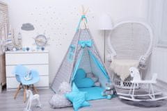 BabyTýpka Dětské teepee Stars blue