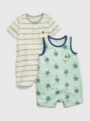 Gap Baby overal, 2 ks shorty one-piece 3-6M