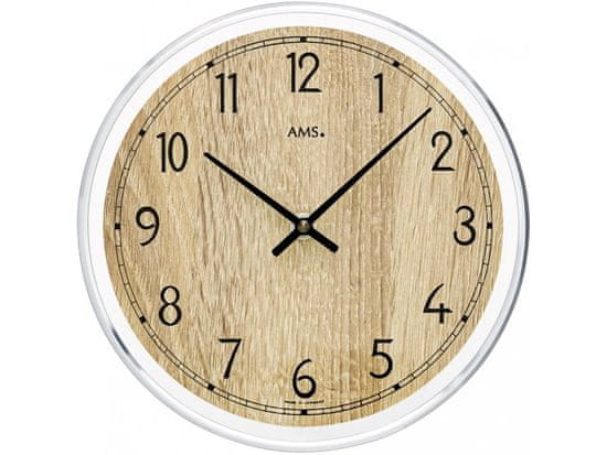 AMS design Designové nástěnné hodiny 9631 AMS 23cm