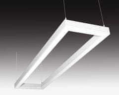 SEC SEC Stropní nebo závěsné LED svítidlo s přímým osvětlením WEGA-FRAME2-DB-DIM-DALI, 32 W, bílá, 607 x 330 x 50 mm, 3000 K, 4260 lm 322-B-103-01-01-SP