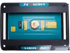 Heron elektrocentrála benzínová 15HP/6,8kW (400V), 5,5kW (230V), podvozek