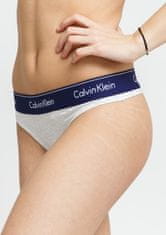 Calvin Klein Dámská tanga F3786, Sv. šedá, L