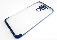 MobilPouzdra.cz Gelové modré pouzdro FRAME V2 na XIAOMI Redmi Note 9