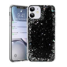 MobilPouzdra.cz Gelové třpytivé černé GLITTER STARS pouzdro na SAMSUNG A025 Galaxy A02s