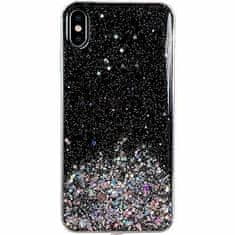 MobilPouzdra.cz Gelové třpytivé černé GLITTER STARS pouzdro na SAMSUNG M317 Galaxy M31s