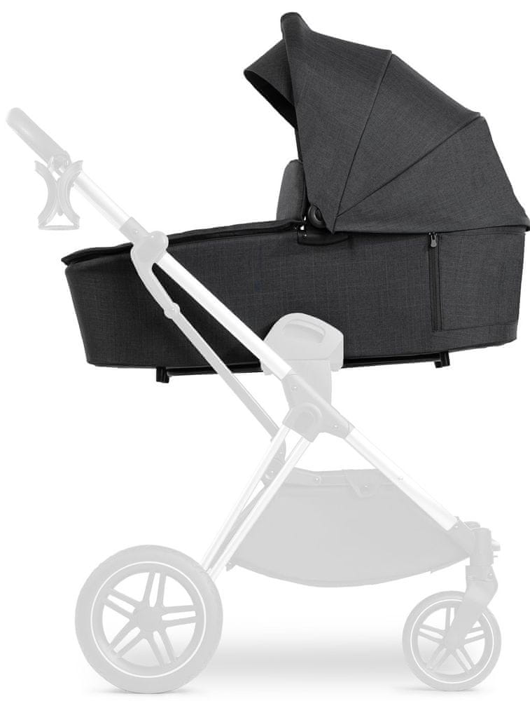 Hauck Visionx Pram Melange black - zánovní