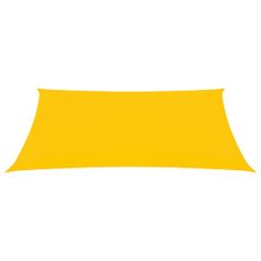 Greatstore Stínící plachta oxfordská látka obdélníková 2 x 4 m žlutá