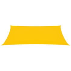 Greatstore Stínící plachta oxfordská látka obdélníková 3 x 6 m žlutá