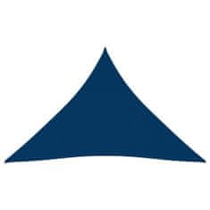 Greatstore Stínící plachta oxfordská látka trojúhelník 3,6x3,6x3,6 m modrá
