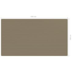 Greatstore Koberec do stanu 250 x 450 cm taupe