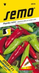 Semo Paprika zeleninová pálivá F1 - Dráky F1 na pole i k rychlení 15s /SHU 1 000/