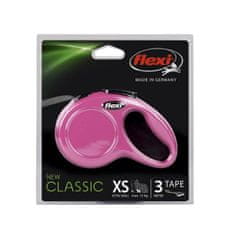 Trixie Vodítko FLEXI Classic NEW XS pásek 3m/12kg růžová