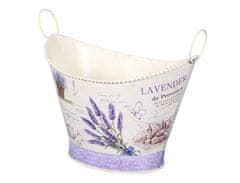 NOHEL GARDEN Set obalů na květník LAVENDER DE PROVENCE plech 21,25,31cm