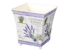 NOHEL GARDEN Set obalů na květník LAVENDER DE PROVENCE plech 12,14,16cm