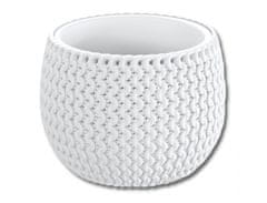 Obal na květník SPLOFY BOWL 2v1 plastový matný d24x16cm