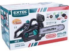 Extol Industrial pila řetězová aku, BRUSHLESS, 40V Li-ion, 30cm, bez baterie a nabíječky