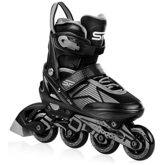 Spokey SPEED PRO Kolečkové brusle, ABEC9 Carbon